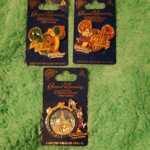 Shanghai Disney Grand Opening Pin Set